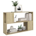 vidaXL Bibliothèque Chêne Sonoma 100x24x63 cm Bois d'ingénierie
