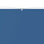 vidaXL Auvent vertical Bleu 100x1200 cm Tissu oxford