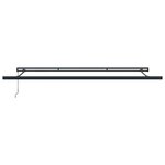 Auvent Anthracite 5 x 3 m Métal
