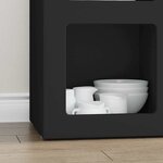 vidaXL Buffet Noir 59 x 35 x 80 5 cm Bois d'ingénierie