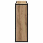 vidaXL Étagère Murale avec étagère Chêne artisanal 65 x 20 x 60 cm