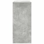 vidaXL Armoire à chaussures gris béton 57x34x76 cm bois d'ingénierie