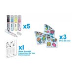 Stickers gel color n stick boite carton