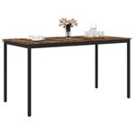 vidaXL Table de salle à manger / Table de repas Bois d'ingénierie