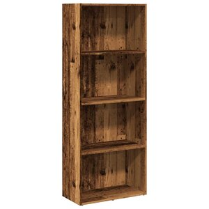 vidaXL Bibliothèque vieux bois 60x30x152 cm bois d'ingénierie
