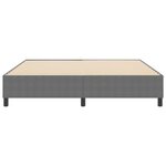 vidaXL Cadre de lit plateforme Gris clair 180 x 200 cm tissu