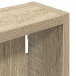 vidaXL Armoire murale de salle de bain Chêne Sonoma 30 x 10 x 60 5 cm
