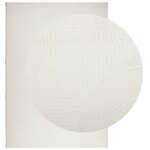 vidaXL Tapis IZA poils courts style scandinave crème 120x170 cm