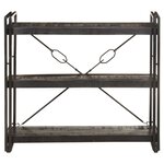 vidaXL Bibliothèque à 3 niveaux 90x30x80 cm Bois de manguier massif