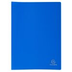 Protège-documents En Polypropylène Souple Opak 80 Vues - A4 - Bleu Clair - X 12 - Exacompta