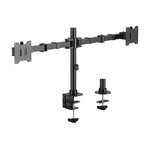 Support de table pivotant et inclinable Aisens Eco pour écran/TV 20 kg (3 pivots - 2 bras) 17-35" - Noir