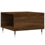 vidaXL Table basse chêne marron 55x55x36 5 cm bois d'ingénierie