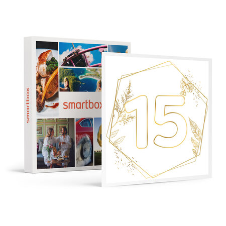 SMARTBOX - Coffret Cadeau Noces de cristal : joyeux 15e anniversaire de mariage ! -  Multi-thèmes
