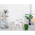 Corbeille à papier q-connect plastique résistant 16l 310x290mm coloris vert opaque