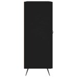 vidaXL Buffet noir 69 5x34x90 cm bois d'ingénierie