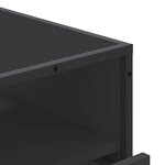 vidaXL Commode noir 70x41x83 5 cm bois d'ingénierie