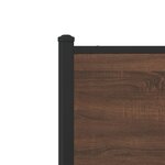 vidaXL Cadre de lit métal avec tête de lit et pied de lit 107x203 cm