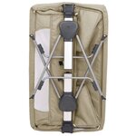 vidaXL Lit pour bébé avec matelas Taupe Tissu de lin