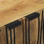 vidaXL Buffet Naturel 60 x 33 5 x 75 cm Bois de mangue massif