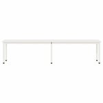 vidaXL banc Blanc 200 x 35 x 45 cm Bois de pin massif