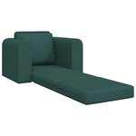 vidaXL Canapé-Lit Vert foncé 98 x 71 x 83 cm Velours