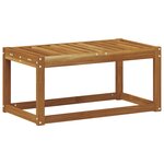 vidaXL Banc de jardin Naturel 79 x 43 x 37 cm Bois d'Acacia Massif