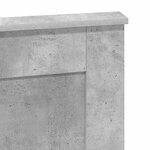 vidaXL Tête de lit Gris béton 150 cm Bois d'ingénierie