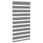 vidaXL Store zèbre gris foncé largeur du tissu 80 9 cm polyester