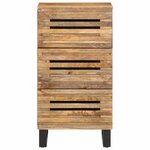 vidaXL Buffet 40x34x75 cm bois de manguier massif brut