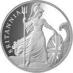 Pièce de monnaie en Argent 1000 Satoshi g 31.1 (1 oz) Millésime 2026 United Crypto States BRITANNIA