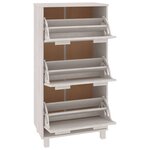 vidaXL Armoire à chaussures HAMAR Blanc 59 5x35x117 cm Bois de pin