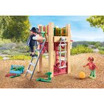 PLAYMOBIL 71475 - Charpentier avec Tourelle de Jeu