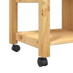 vidaXL Chariot de cuisine MONZA 84x40x88 5 cm bois massif de pin