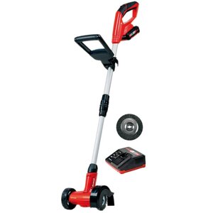 Einhell balayeuse de mauvaises herbes sans fil "ge-cc 18 li kit"