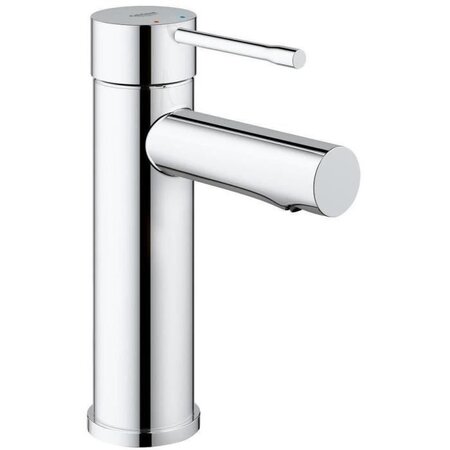 GROHE Mitigeur lavabo monocommande Essence 34294001 - Bec pivotant - Limiteur de température et débit - Chrome - Taille S
