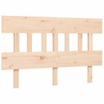 vidaXL Cadre de lit sans matelas 120x200 cm bois de pin massif
