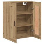 vidaXL Armoire murale chêne artisanal 69 5x34x90 cm bois d'ingénierie