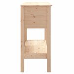 vidaXL Table console 75x35x75 cm Bois massif de pin