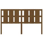 vidaXL Tête de lit Marron miel 185 5x4x100 cm Bois massif de pin