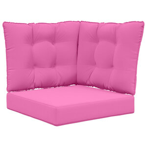 vidaXL Coussin de canapé d'extérieur Polyester Rose 50 5 x 50 5 cm