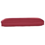 vidaXL Coussin de palette Rouge Vin pour Siège/Dossier 120x50x12 cm Tissu Oxford
