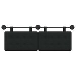 vidaXL Tête de lit suspendue tissu