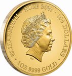 Pièce de monnaie en Or 100 Dollars g 31.1 (1 oz) Millésime 2022 Platypus AUSTRALIAN PLATYPUS