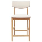 vidaXL Chaises de salle à manger 2 Pièces Naturel 48 x 49 x 95 cm