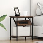 vidaXL Armoires de chevet 2 Pièces Chêne marron 38 x 30 x 48 cm