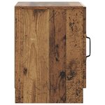 vidaXL Cabinet de chevet 2 Pièces Bois ancien 43 x 34 5 x 47 cm