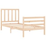 vidaXL Cadre de lit sans matelas 90x200 cm bois de pin massif