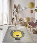 Tapis pour chambre Enfant 120 x 160 cm - Gris