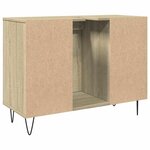 vidaXL Armoire salle de bain chêne sonoma 80x33x60cm bois d'ingénierie