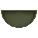 vidaXL Jardinière Vert olive 60 x 30 x 35 cm Acier